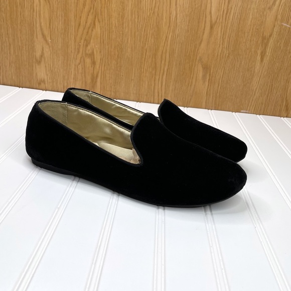 Birdies Shoes - Birdies The Starling Black Velvet Loafer